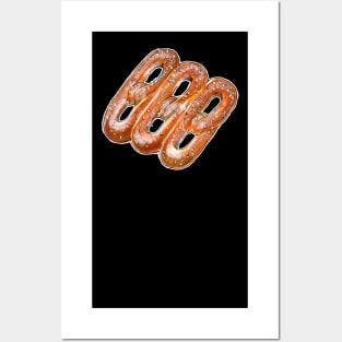 Philly pretzel Posters and Art